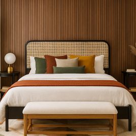 SILVERBROOK Kingsize Wooden Bedframe - Natural