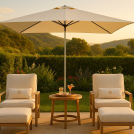 WINDERMERE II Parasol - Cream