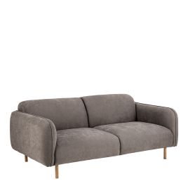 2 Seater Sofa - WESTRYNE Fabric Sofa - Brown