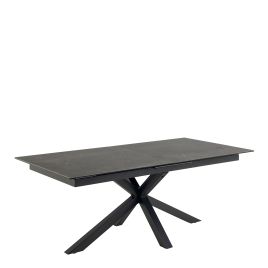 Dining Table - HEAVEN Extendable Dining Table Ceramic Black 240cm