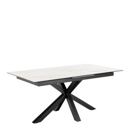 Dining Table - HEAVEN Extendable Dining Table Ceramic White 210cm