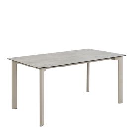 PETER Ceramic Dining Table in Grey