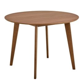 ROXEN Round Dining Table in Walnut 120x76cm