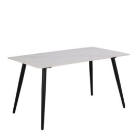 WISE Ceramic Dining Table Brown/Black