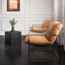 RIVERTON Weave Armchair - Tobacco