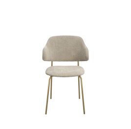 DORVEN Fabric Dining Chair Set of 2 - Gold
