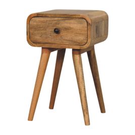 RAGUSA Mini Oak-ish Nightstand with 1 drawer