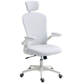 VONSETTA Multi Adjustable Office Chair with Lumbar Support White