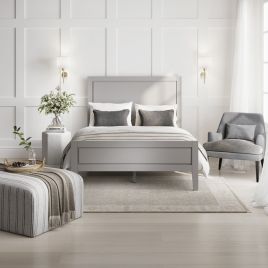 MONTCLAIR Fabric Armchair - Soft Grey