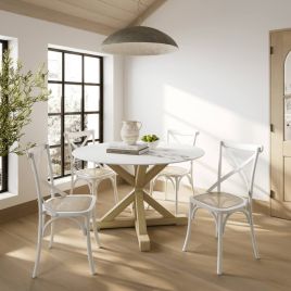 NAPIRA Pine Dining Table - Stone