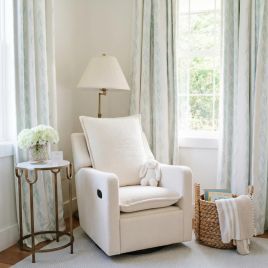 NORVALE Boucle Nursing Chair - Off White
