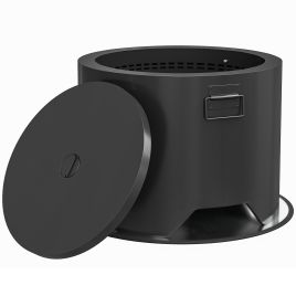 SUNVISTA Outdoor Round Fire Pit Black