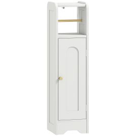 HERON Small Bathroom Storage Cabinet White