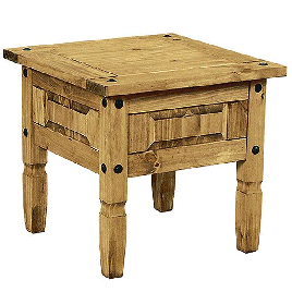 Waltham Solid Wood Lamp Side Tables Set of 2 - Natural