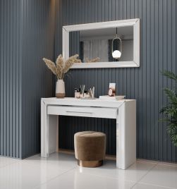 Dressing Table - ANALDA Dresser White 120cm