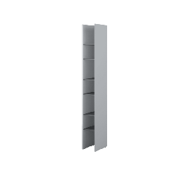 Bookcase - DONNELL Bookcase Grey 27cm