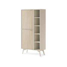 Sideboard - FLAHERTY Sideboard Beige 80cm