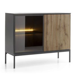 SENTORIA Display Cabinet Black 104cm