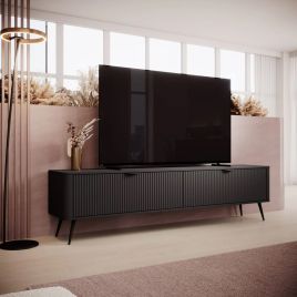 LANTURA TV Cabinet Black 200cm