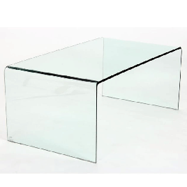 Rochford Clear Tempered Glass Coffee Table - Rectangular