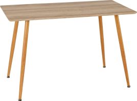 Barley Dining Table - Oak Veneer Oak Effect