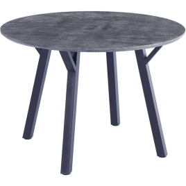 Opulent Elegant Round Dining Table - Grey