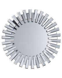 Sunburst Wall Mirror 70cm Silver