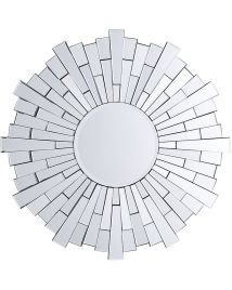 Sunburst Wall Mirror 70cm Silver