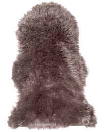 Faux Sheepskin Rug Brown MUNGO