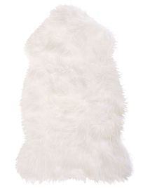 Faux Sheepskin Rug White MUNGO