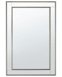 Wall Mirror 60x90cm Gold with Silver
