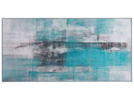 Area Rug 80x150cm Blue