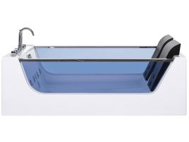 Whirlpool Bath with LED 1800 x 1200 mm White CURACAO