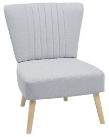Fabric Armchair Light Grey VAASA