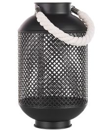 Decorative Lantern Metal Black CORON