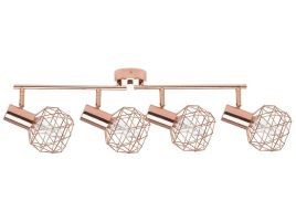 4 Light Spotlight Metal Bar Copper CHENAB