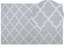 Wool Area Rug 200x300cm Grey