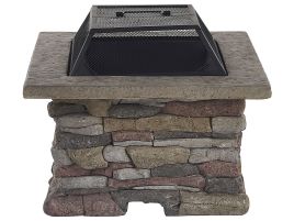 Rectangle Fire Pit Grey KELUD