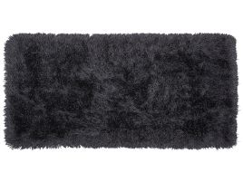 Shaggy Area Rug 80x150cm Black