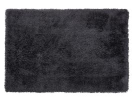 Shaggy Area Rug 140x200cm Black