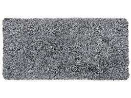 Shaggy Area Rug 80x150cm Black and White