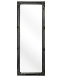 Wall Mirror 50x130cm Black