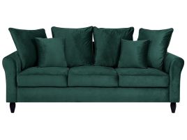 3 Seater Velvet Sofa Emerald Green BORNHOLM