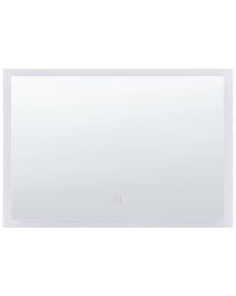 LED Wall Mirror 60x80cm Silver
