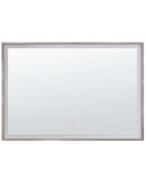 LED Wall Mirror 60x80cm Silver