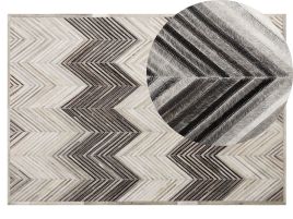 Cowhide Area Rug 140x200cm Grey
