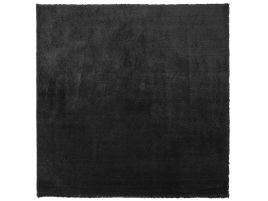 Shaggy Area Rug 200x200cm Black