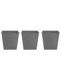 Set of 3 Self Watering Plant Pots 42 x 42 x 38 BALZO