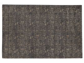 Viscose Area Rug 140x200cm Grey and Gold