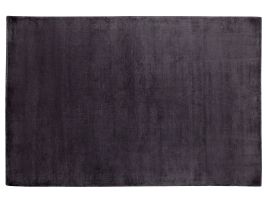 Viscose Area Rug 140x200cm Dark Grey